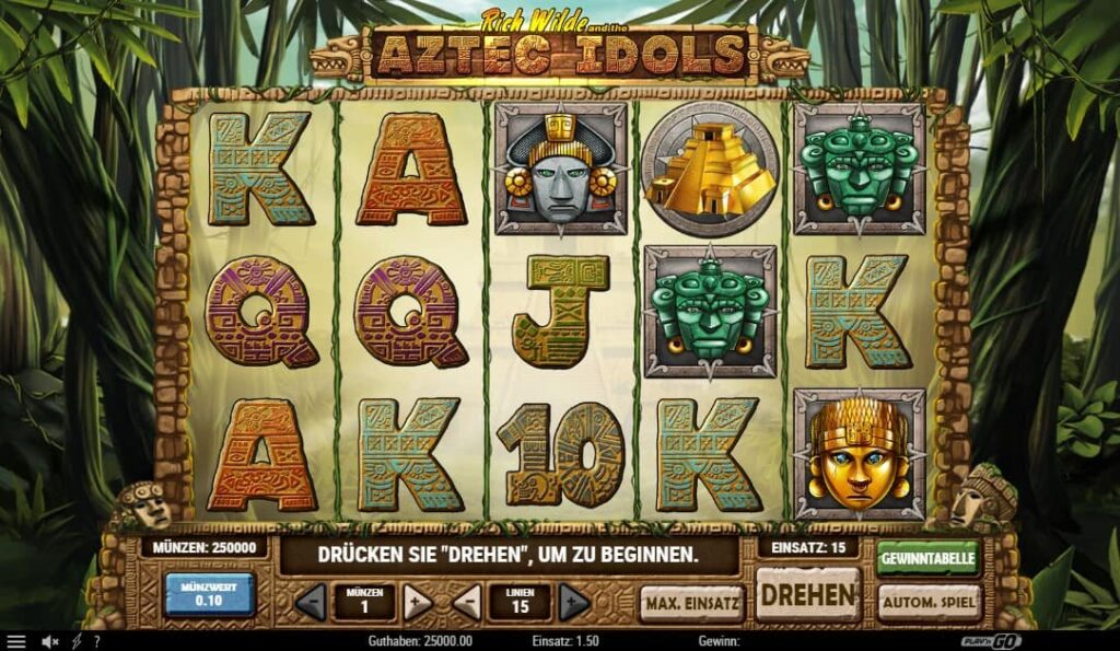 aztec idols slot