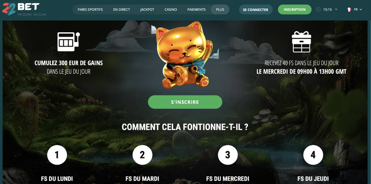 22 bet casino bonus