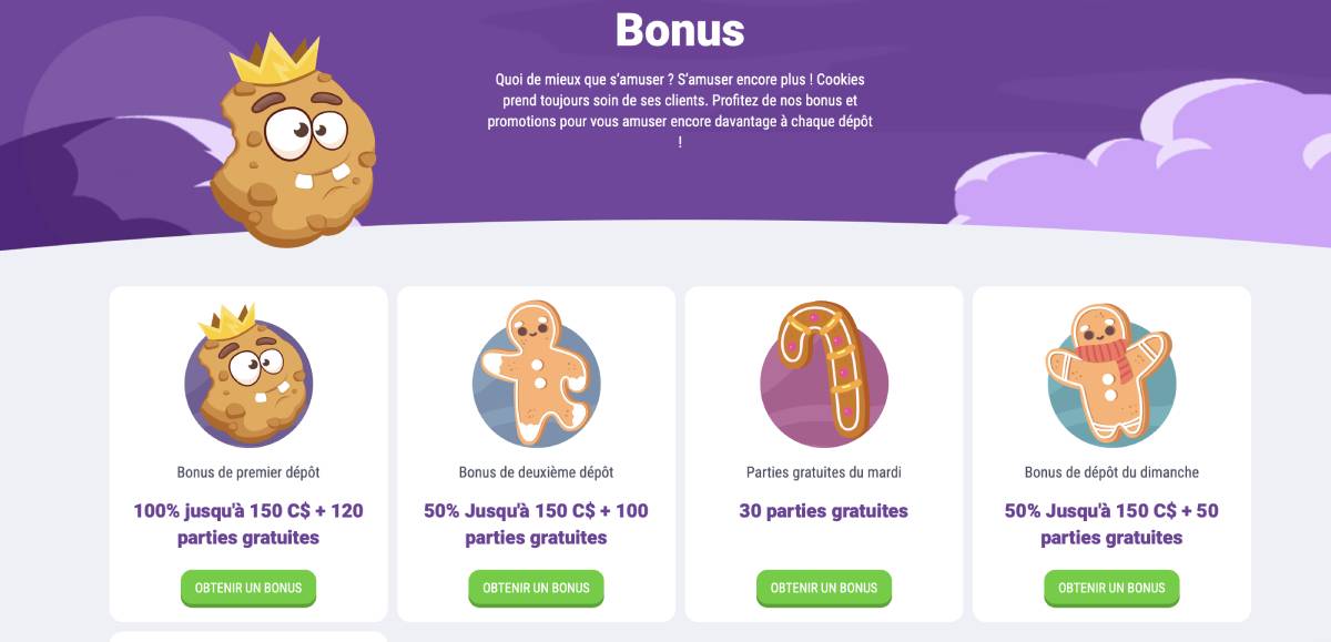 bonus cookie casino