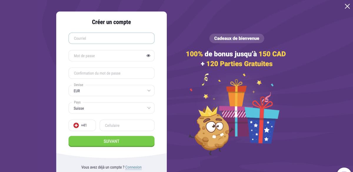 avis cookie casino