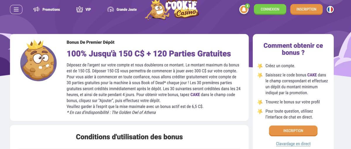 bonus de bienvenue au casino